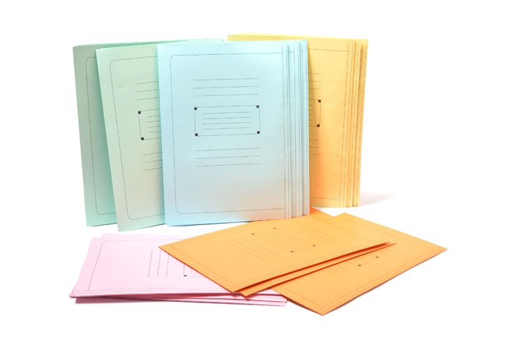 תיק מנילה + ברזל תיוק ,לא כולל הדפסה