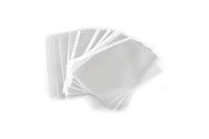 ניילון פס  לבן שמרדף-45 מיקרון 100 י`ח גודל A4